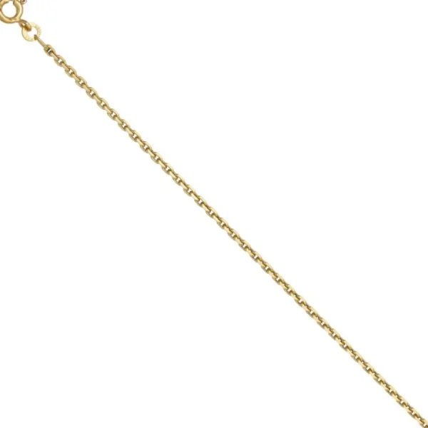 Halsketten* Karat 1.0450 Halskette Collier Damen 2 mm Ankerkette Geschliffen 333er Gelbgold