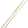 Halsketten* Karat 100035 Halskette Damen Venezia 2 mm Massiv 750er Gelbgold 90 cm