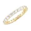 Ringe* Karat 93011340 Memoire-Ring Damen Zirkonia Weiss 375/- Gelbgold