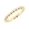 Ringe* Karat 9301114000 Ring Damen Halb-Kugeln 375/- Gelb-Gold