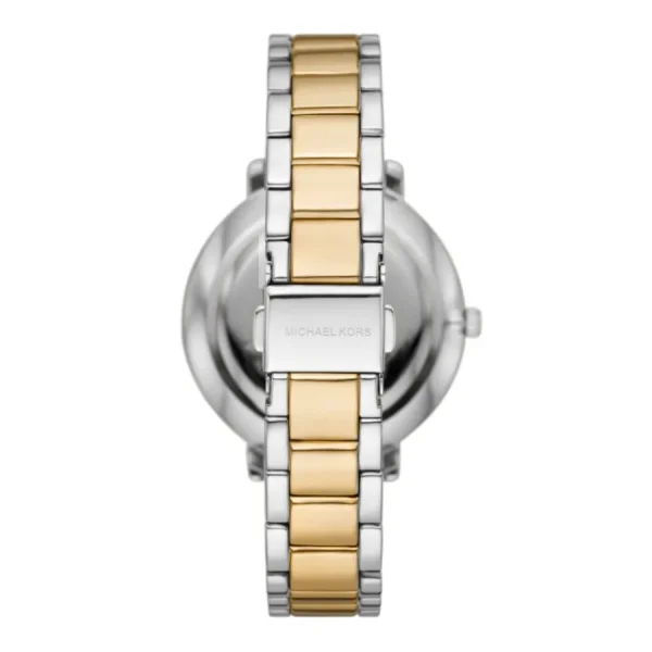 Damen Designer Uhren*Michael Kors MK4595 Damen-Uhr Pyper Pavé Analog Quarz Edelstahl-Armband Goldton