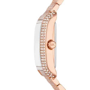 Damen Designer Uhren*Michael Kors MK4743 Damen-Uhr Emery Analog Quarz mit Edelstahl-Armband Roségold