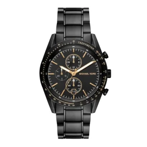 Herren Uhren Chronograph*Michael Kors MK9113 Herren-Uhr Accelerator Chronograph Quarz Edelstahl