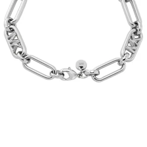 Armbänder & Armreife*Michael Kors MKJ828500040 Gliederarmband Empire-Logo Platinbeschichtung