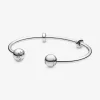 Armbänder & Armreife*Pandora 596477 Armreif Damen Moments Offen Silber