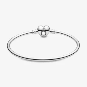 Armbänder & Armreife*Pandora 596268 Armreif Damen Moments Herzverschluss Silber