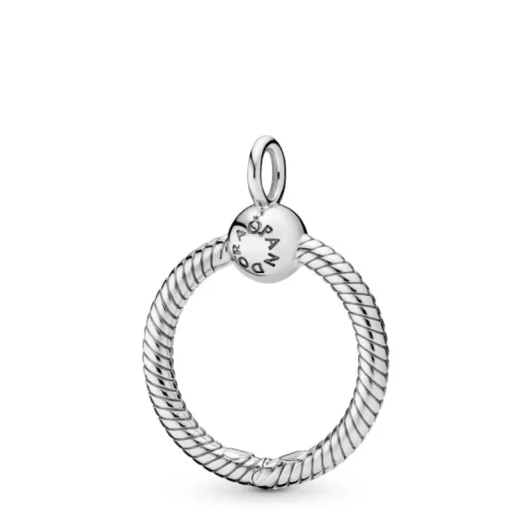 Anhänger*Pandora 398296 Ketten-Anhänger Charmträger Moments O Pendant Sterling-Silber