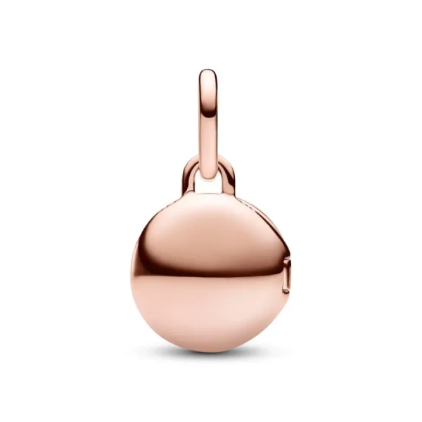 Anhänger*Pandora 783066C01 Charm-Anhänger Aufklappbar & Gravierbar Liebesmedaillon Rosé