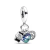 Anhänger*Pandora 792703C01 Charm-Anhänger Damen Kamera Herz & Kompass Sterling-Silber