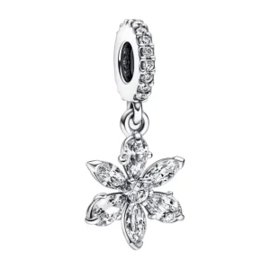 Anhänger*Pandora 792382C01 Charm-Anhänger Damen Herbarium Cluster Zirkon Sterling-Silber