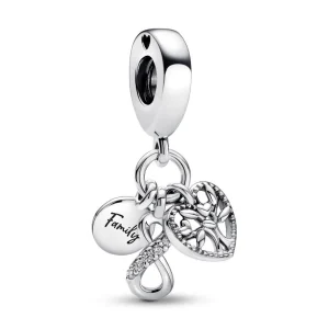 Anhänger*Pandora 792201C01 Charm-Anhänger Damen Family Infinity Triple Sterling-Silber