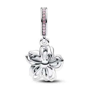 Anhänger*Pandora 790667C01 Charm-Anhänger Damen Kirschblüten Zirkonia Silber