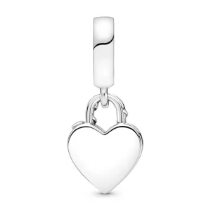 Anhänger*Pandora 790086C00 Charm-Anhänger Damen Rose Herzschloss Sterling-Silber