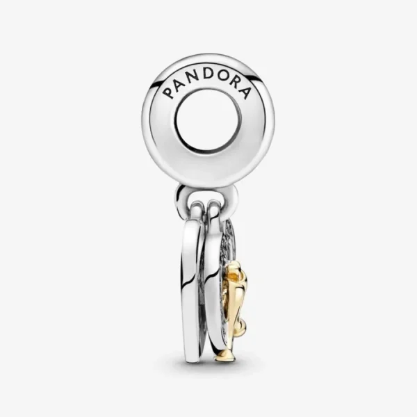 Anhänger*Pandora 799322C01 Charm-Anhänger Damen Jahrestag Zweifarbig Sterlingsilber 14k Gold