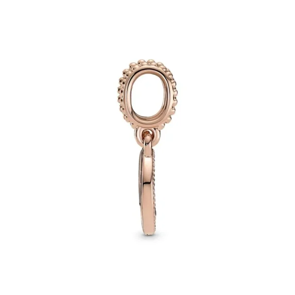 Anhänger*Pandora 780098C01 Charm-Anhänger Damen Yin & Yang Funkelnder 14k Rosé Vergoldet