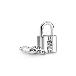 Anhänger*Pandora 790088C01 Charm-Anhänger Vorhängeschloss und Schlüssel Sterling-Silber