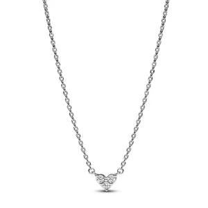 Halsketten*Pandora 393014C01 Collier-Halskette Damen Drei Sterne Herz Zirkonia Silber 45 cm