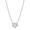 Halsketten*Pandora 392666C01 Collier-Halskette Damen Funkelnde Unendlichkeits-Herz Silber