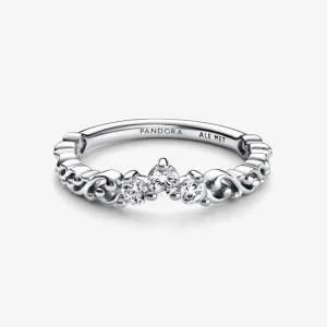 Ringe*Pandora 192232C01 Diadem-Ring Damen Königlicher Wirbel Sterling-Silber