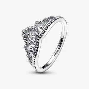 Ringe*Pandora 192233C01 Diadem-Ring Damen Königliche Perlen Sterling-Silber