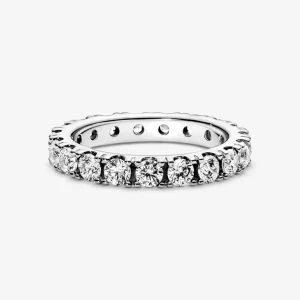 Ringe*Pandora 190050C01 Ewigkeits-Ring Damen Funkelnde Reihe Zirkonia Silber