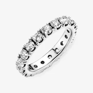 Ringe*Pandora 190050C01 Ewigkeits-Ring Damen Funkelnde Reihe Zirkonia Silber