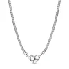 Halsketten*Pandora 392451C00 Gliederhalskette mit Nieten Damen Moments Silber 45 cm