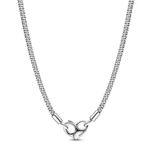 Halsketten*Pandora 392451C00 Gliederhalskette mit Nieten Damen Moments Silber 45 cm