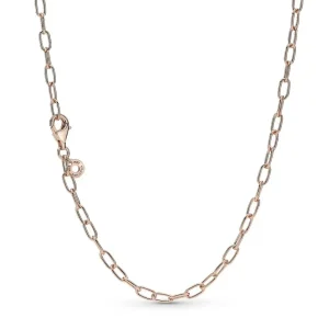 Halsketten*Pandora 389410C00 Gliederhalskette Damen 14k Rosé Vergoldet 50 cm