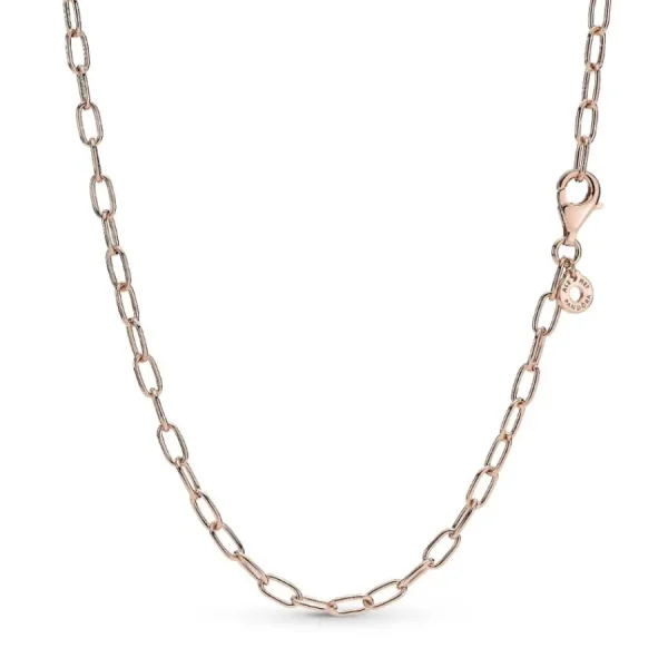 Halsketten*Pandora 389410C00 Gliederhalskette Damen 14k Rosé Vergoldet 50 cm