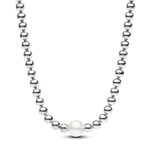 Halsketten*Pandora 393176C01 Halskette Collier Damen Süßwasserzuchtperle Silber