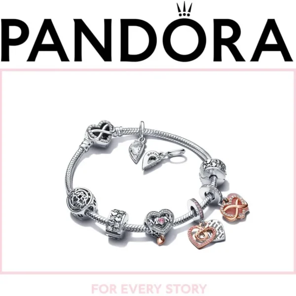 Ohrschmuck*Pandora 292624C01 Ohrringe Creolen Timeless Einreihige Pavé Zirkonia Silber