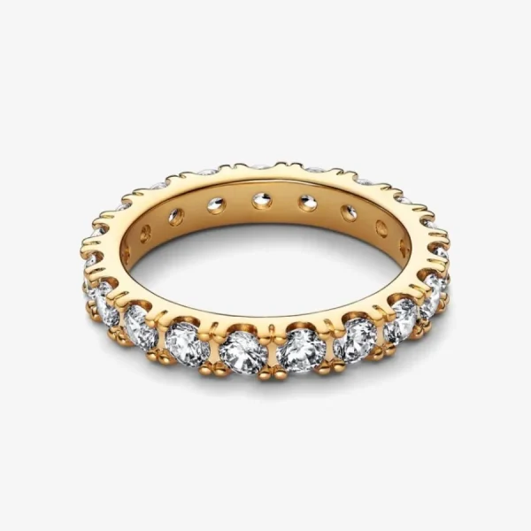 Ringe*Pandora 160050C01 Ring Damen Funkelnde Reihe Ewigkeit 14k Vergoldet