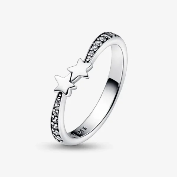 Ringe*Pandora 192365C01 Ring Damen Funkelnder Sternschnuppen Zirkonia Sterling-Silber