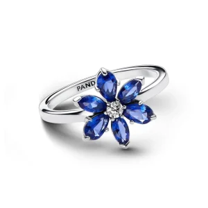 Ringe*Pandora 193000C01 Ring Damen Funkelndes Herbarium Cluster Blau Silber