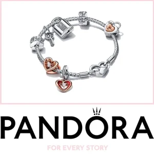 Ringe*Pandora 182539C01 Ring Damen Funkelnde Welle Zirkonia 14k Rosé Vergoldet