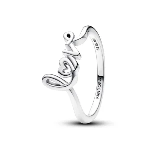 Ringe*Pandora 193058C00 Ring Damen Handgeschriebenes Love Sterling-Silber