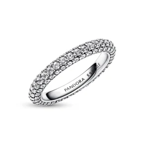 Ringe*Pandora 192627C01 Ring Damen Timeless Einreihiger Pavé Zirkonia Silber