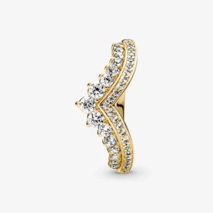 Ringe*Pandora 167736C01 Ring Damen Timeless Wishbone Diadem 14k Gold Vergoldet