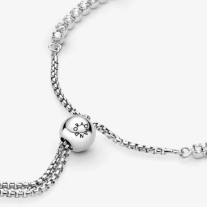 Armbänder & Armreife*Pandora 599375C01 Schiebe-Tennisarmband Damen Funkelnd Sterling-Silber