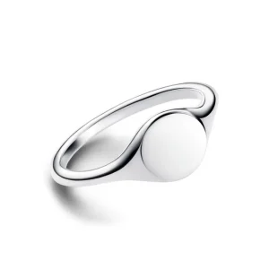 Ringe*Pandora 193093C00 Siegelring Damen Gravierbar Sterling-Silber