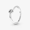 Ringe*Pandora 199267C02 Solitär-Ring Damen Klares Geneigtes Herz Silber