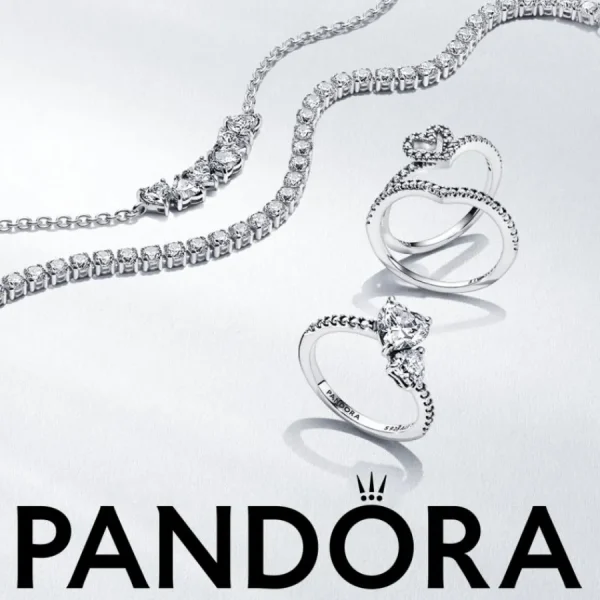 Ringe*Pandora 191165C01 Solitär-Ring Damen Funkelndes Herz Sterling-Silber