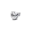 Anhänger*Pandora Charm Damen Drehender Pfeil Zirkonia Silber 793665C01