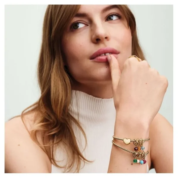 Anhänger*Pandora Charm-Anhänger Blauer Ewigkeitskreis September Vergoldet 763462C09