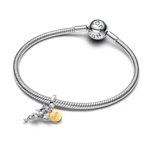 Anhänger*Pandora Charm-Anhänger Damen Amor Vergoldet Silber 763663C00