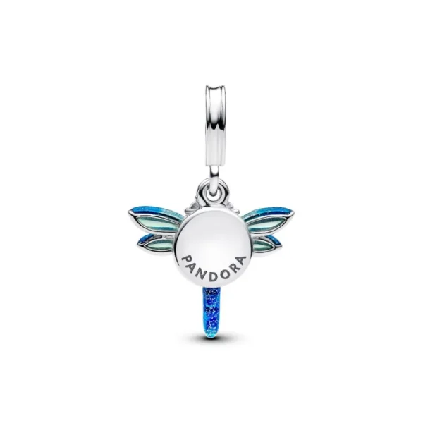 Anhänger*Pandora Charm-Anhänger Libelle Blau Sterling-Silber 793745C01