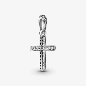 Anhänger*Pandora 397571CZ Ketten-Anhänger Damen Funkelndes Kreuz Zirkonia Sterling-Silber