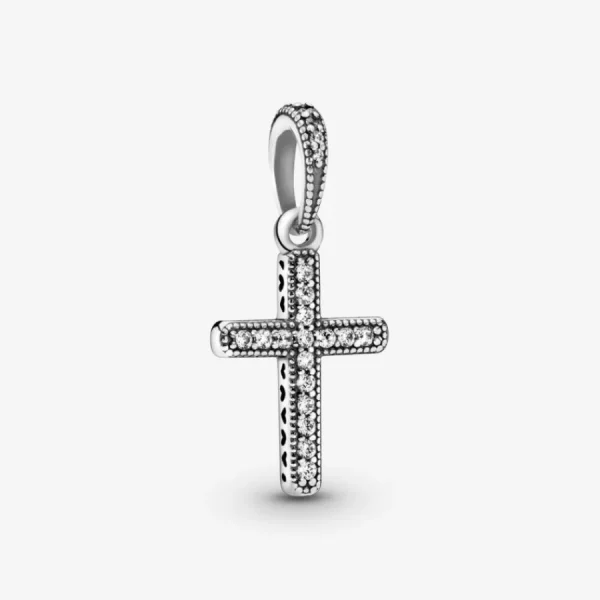 Anhänger*Pandora 397571CZ Ketten-Anhänger Damen Funkelndes Kreuz Zirkonia Sterling-Silber