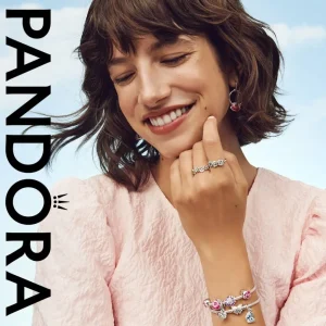 Anhänger*Pandora 397571CZ Ketten-Anhänger Damen Funkelndes Kreuz Zirkonia Sterling-Silber